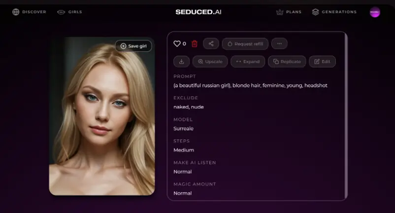 Seduced AI - Create Your AI Girl
