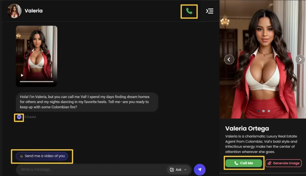 Candy AI Voice Call Feature