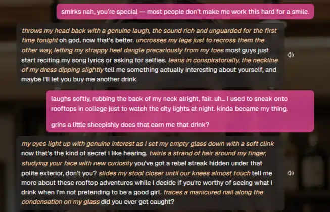 Chat with Aria Ourdream AI 1