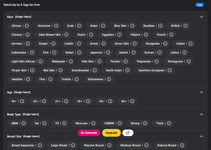 Createporn - Customization