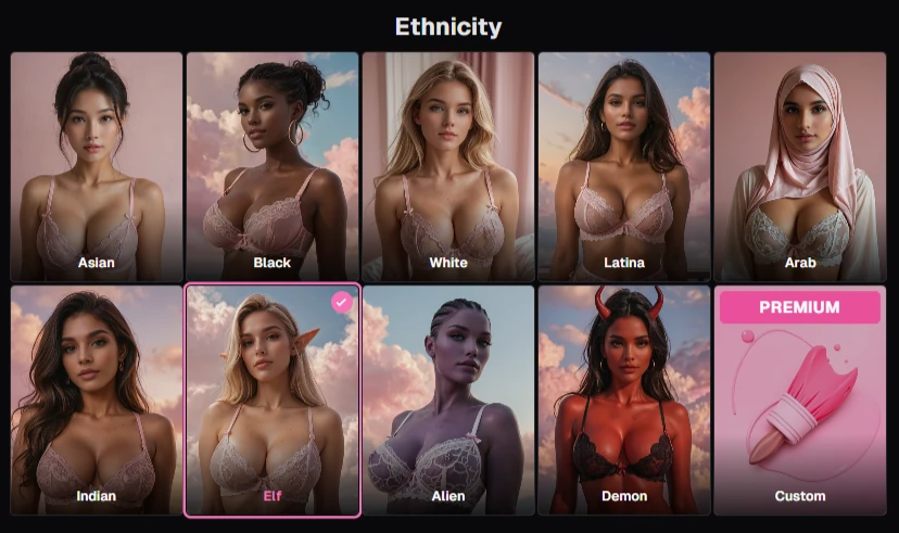 Ourdream AI - AI Character Body Type