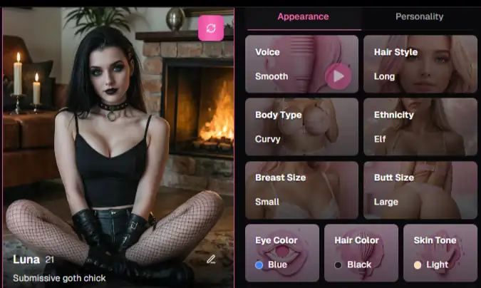 Ourdream AI - AI Generated Character Luna