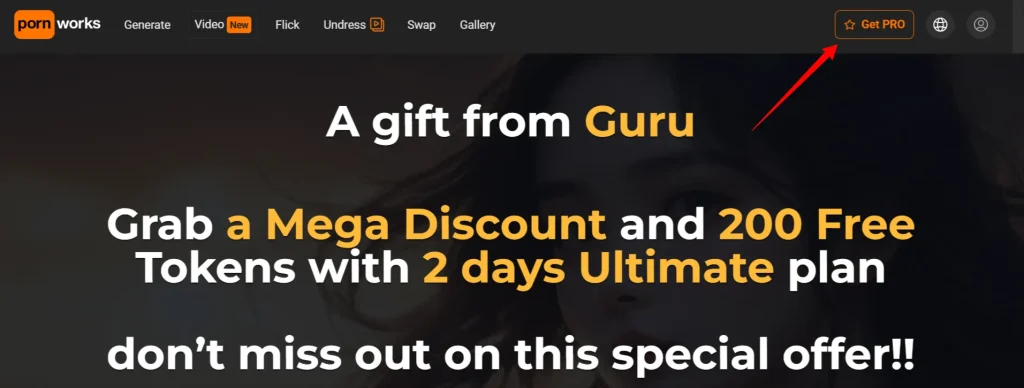 PornWorks AI Discount Landing