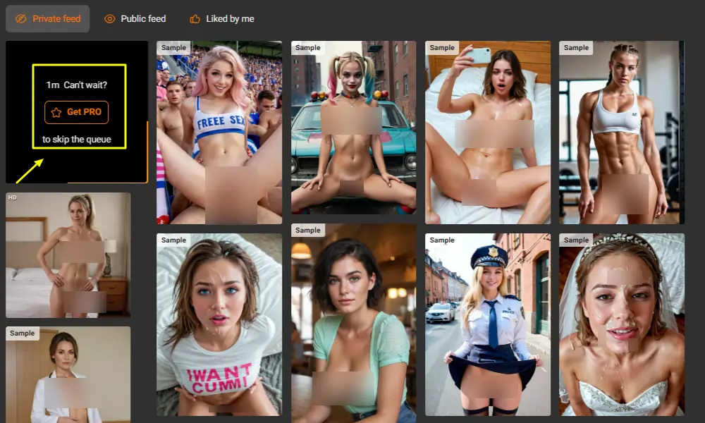 PornWorks AI - Free Access Queue