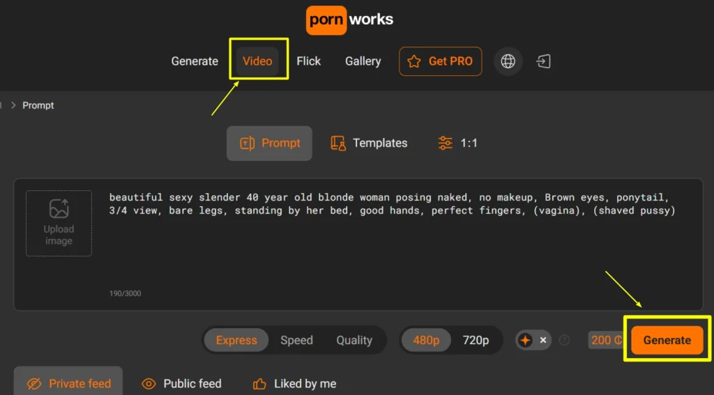 Pornworks AI - Video Generator