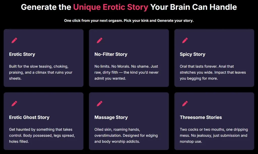EroticSaga Generate Stories