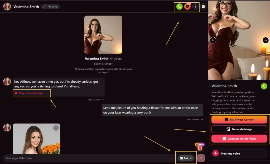 FantasyGF AI Communication Mode