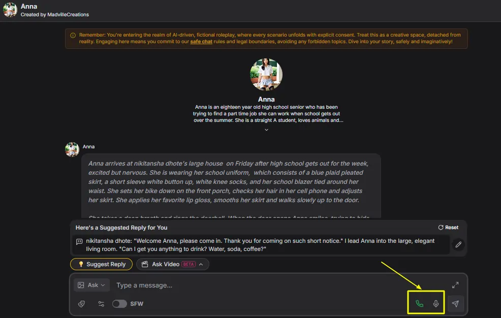 GirlfriendGPT AI Voice Phone calls