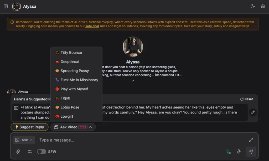 GirlfriendGPT Video Generation In-Chat