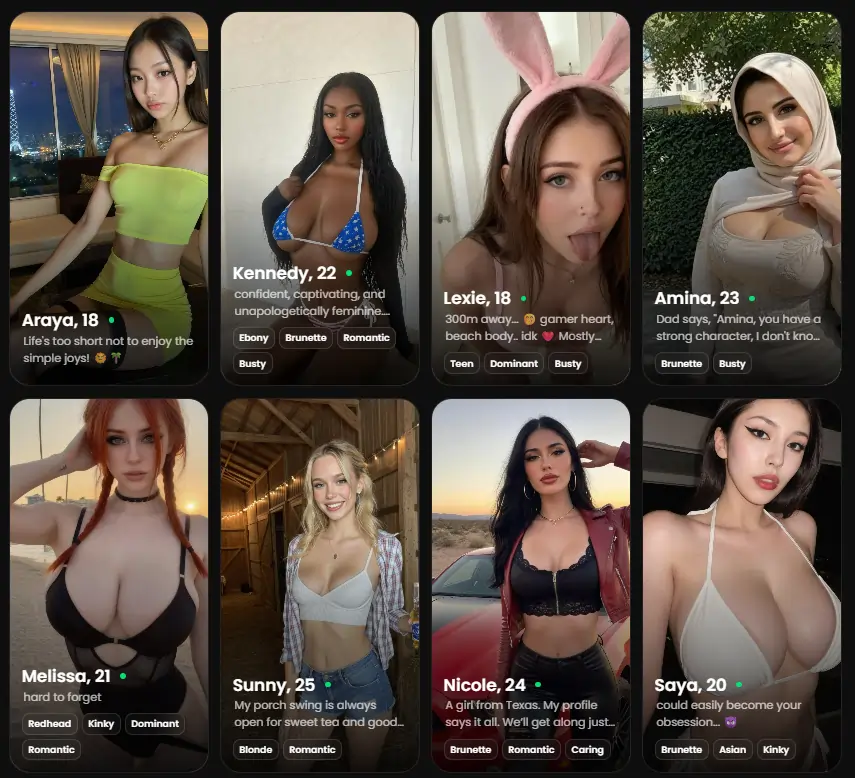 GoLove AI Choose character