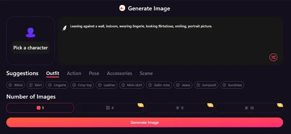 HotChat AI Image Generation