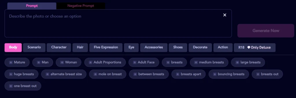 JuicyChatAI Image generation
