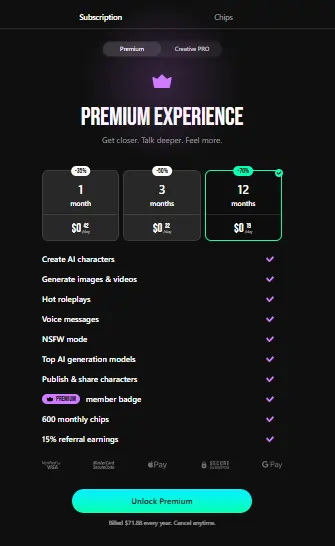 Lovescape AI Premium