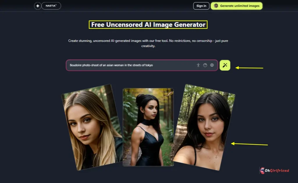 Nastia AI Image Generator