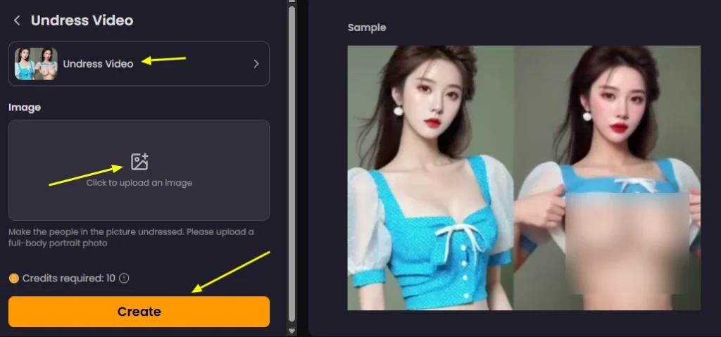 Nudify AI Undress AI Video Feature