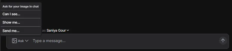 OnlyChar AI In-Chat Image Generation