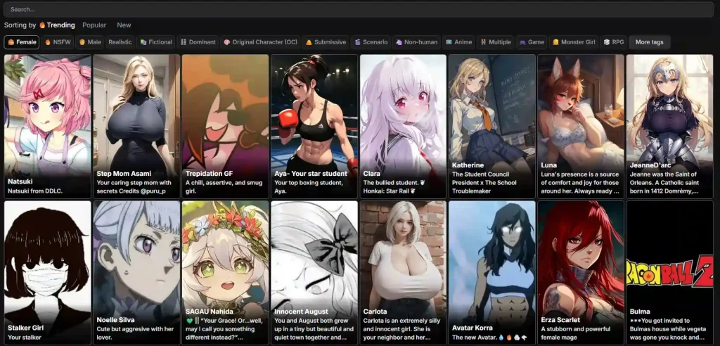 OnlyChar Character library