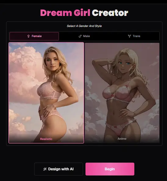 Ourdream AI Create AI Girl