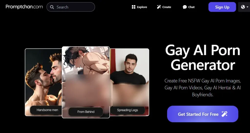 Promptchan AI - AI Gay Porn