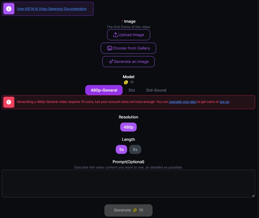 RPRP AI Image to video