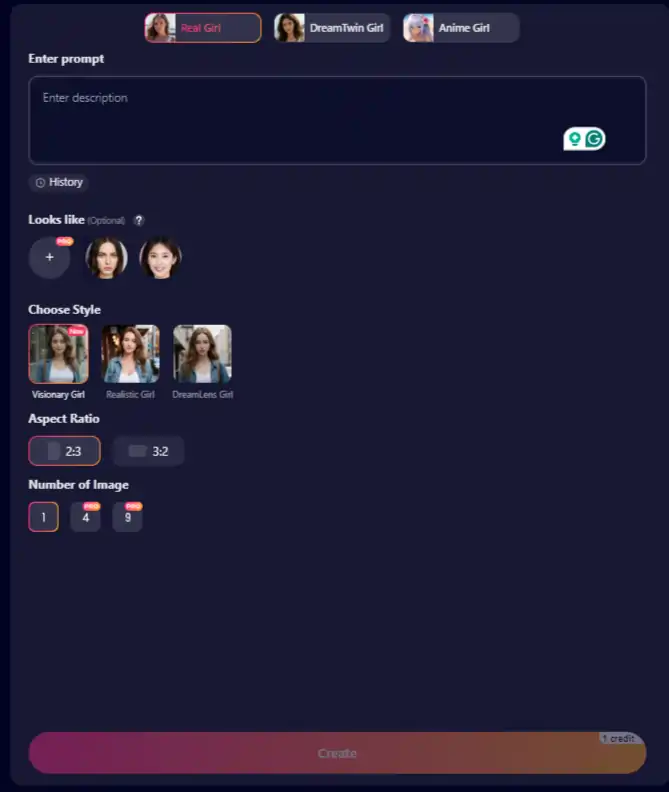 SoulGen AI Image Generation Feature