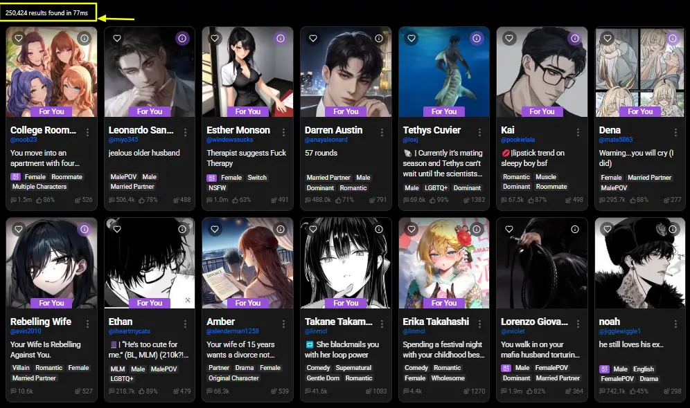 SpicyChat AI Library