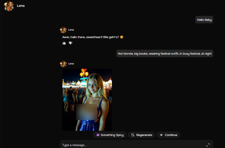 Sugalab AI Spicy Conversation with Lena