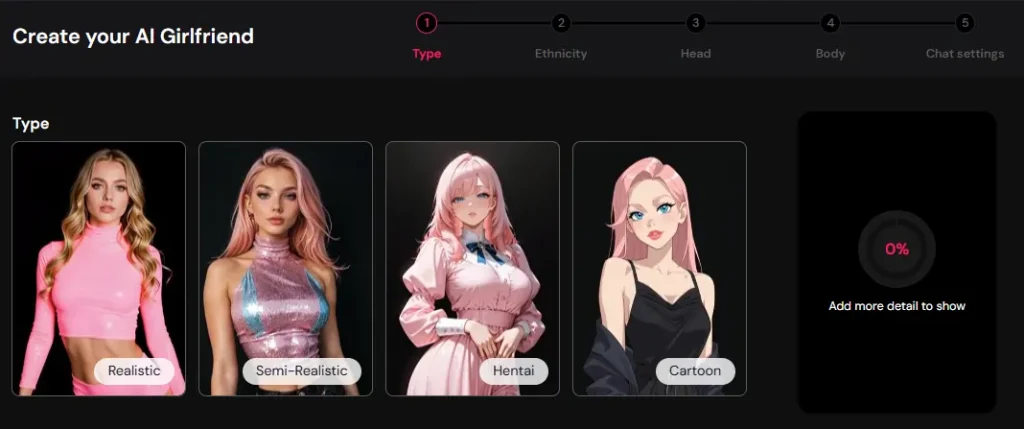 Cuties.ai Create AI Girlfriend