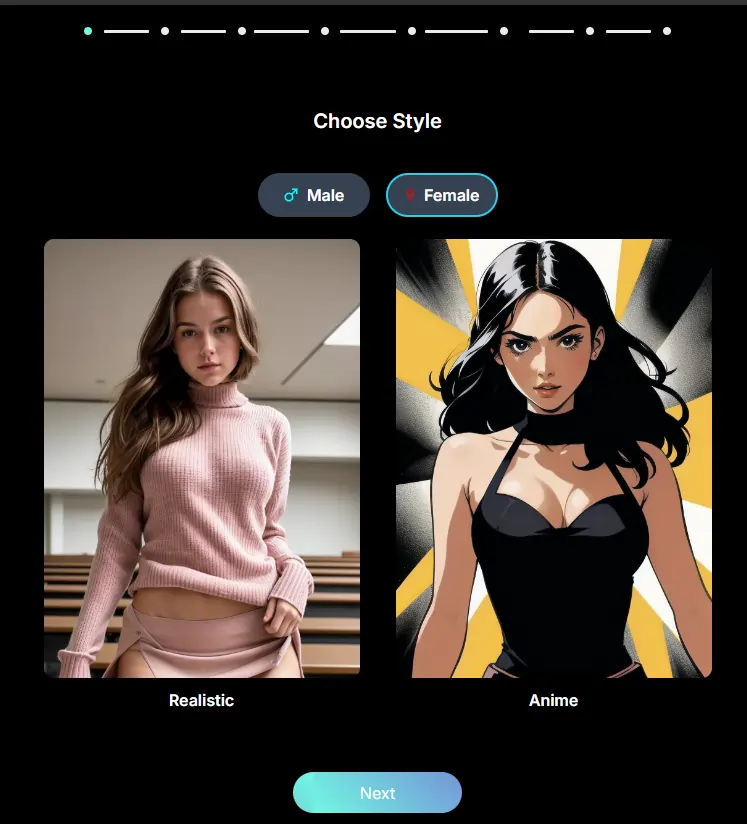 Dreamle AI Character Creation