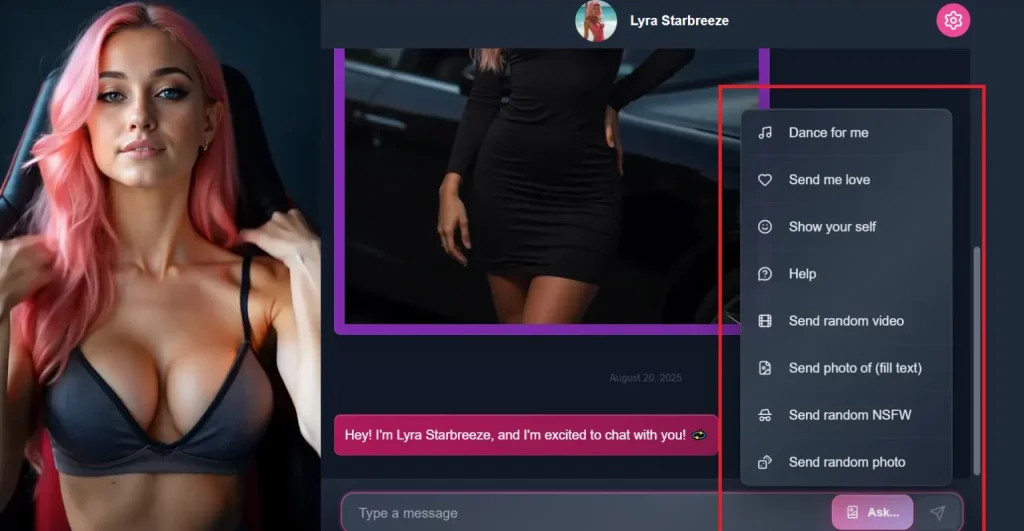 FlirtCam AI Personalised Interactions