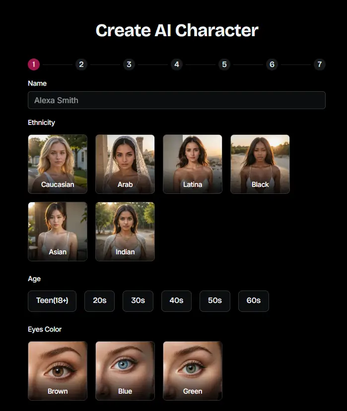 FunFun AI Custom Character Creation