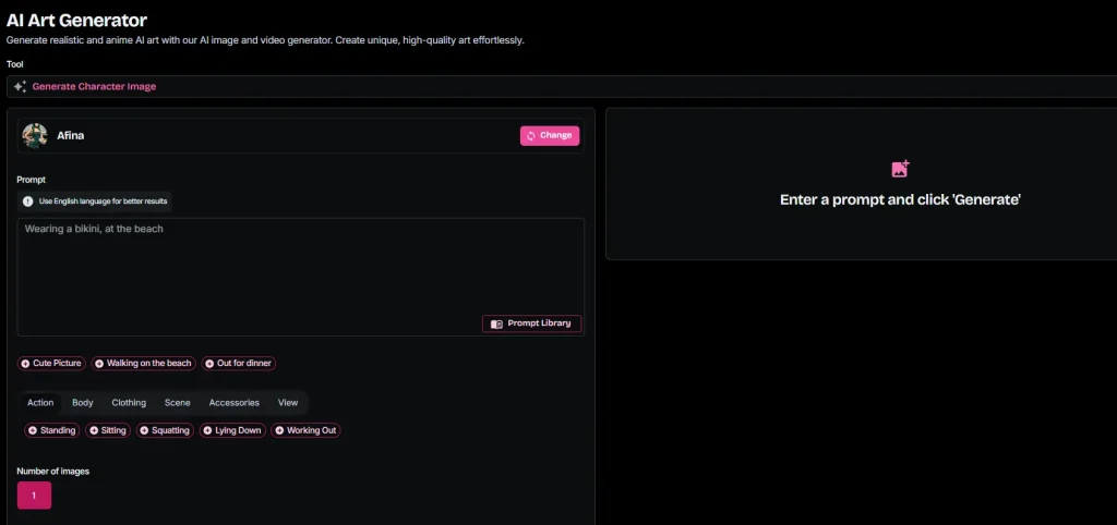 FunFun AI Generate images