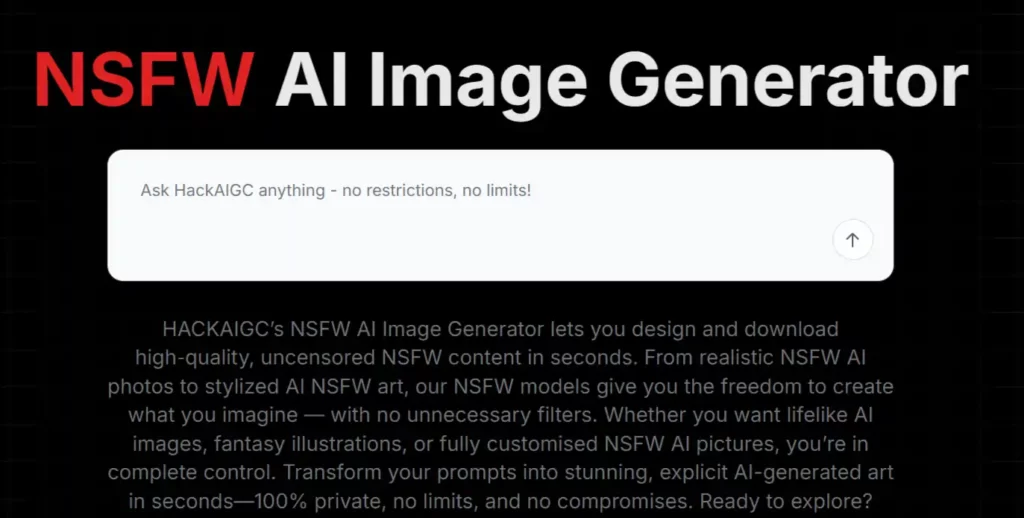 HackAIGC NSFW AI Image Generator
