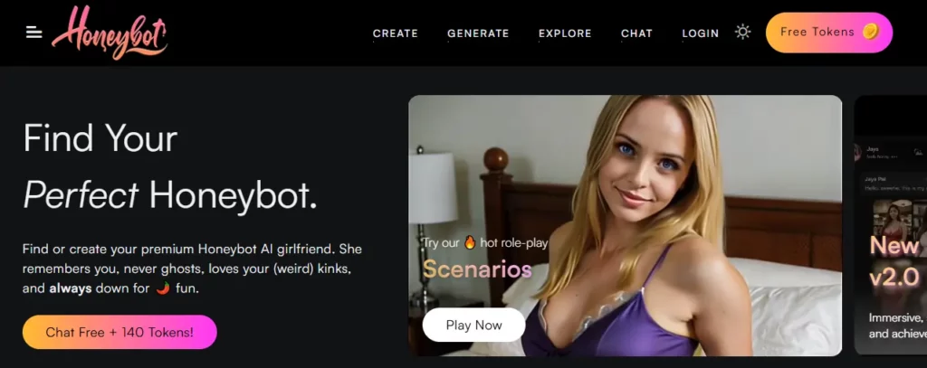 HoneyBot AI Homepage