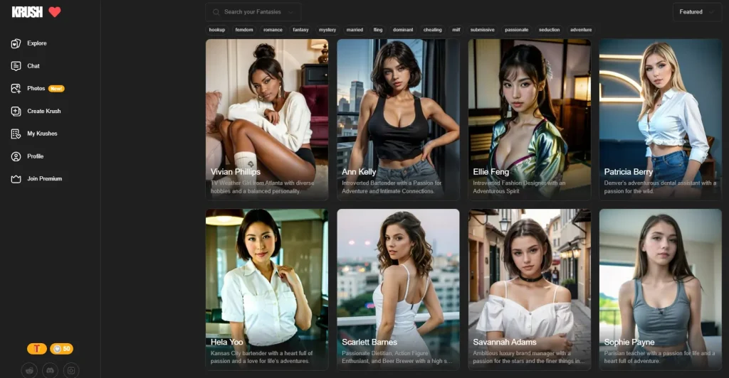 KrushChat AI Homepage