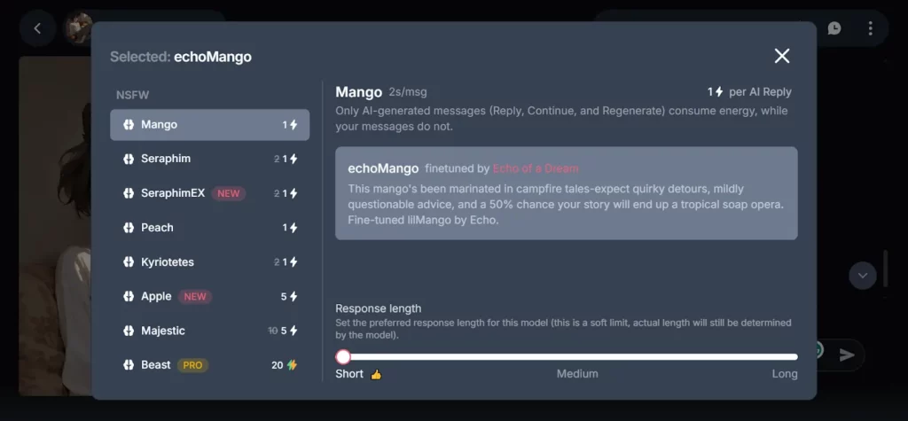 Linkin.Love Multiple AI Model Selection