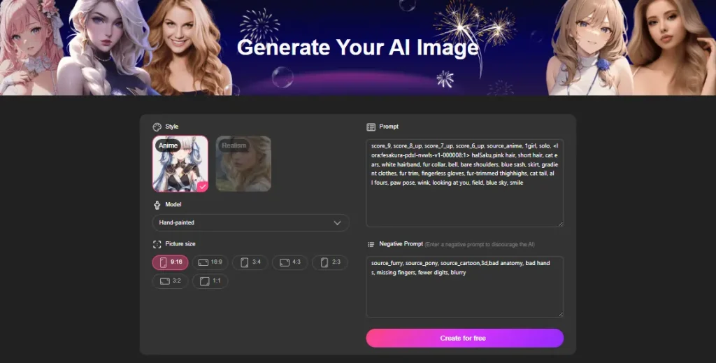 MakeGirl.ai Image Generation