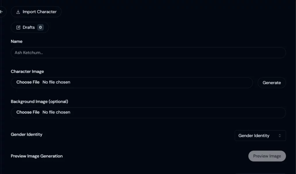 Sakura AI Character Customization