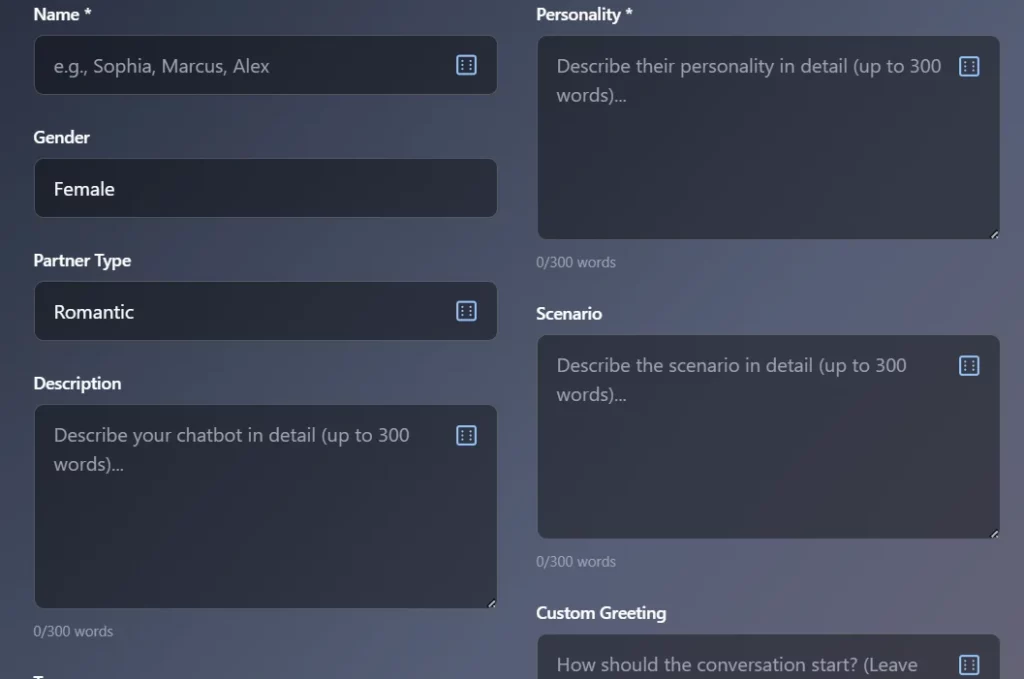Sweetr Custom AI Companions