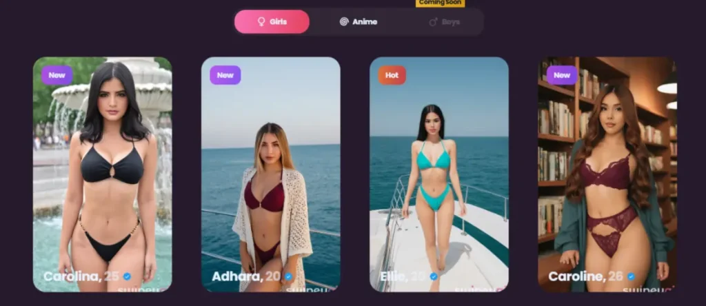 Swipey AI Character Library