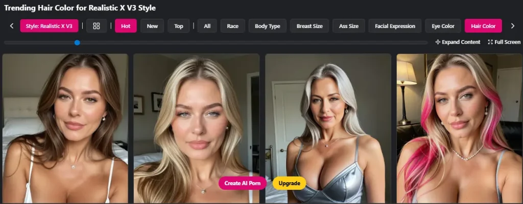 CreateAIMilf Hair Color