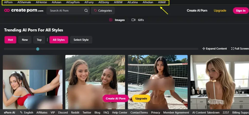 Createporn - Dedicated SItes