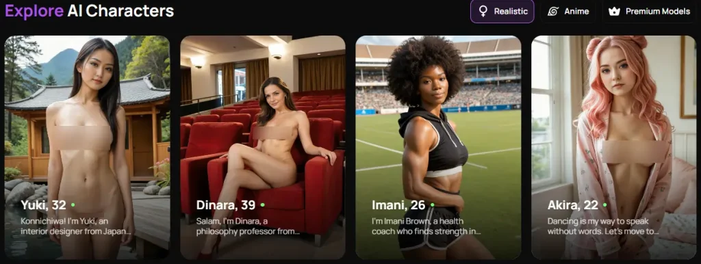 Get-Harder.today Characters