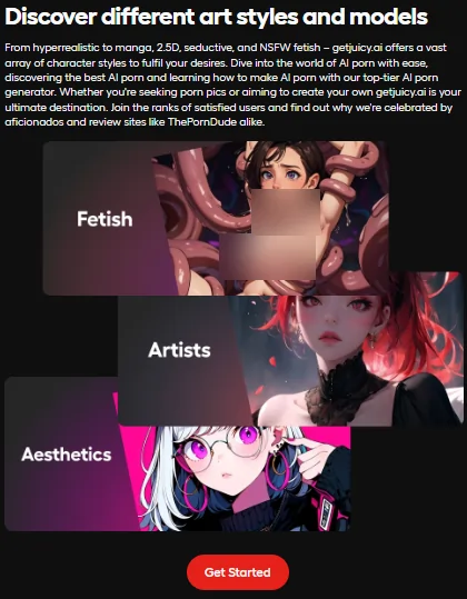 Getjuicy AI Art Styles