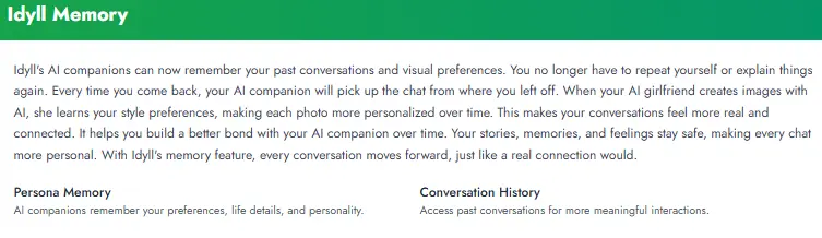 Idyll AI Memory