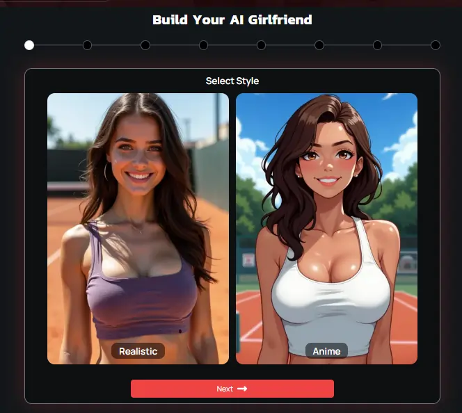 Luvr.AI Custom Character Creation