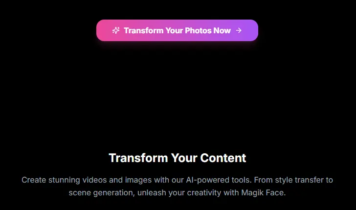 Magik Face Transform Photos