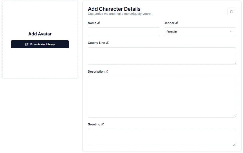NSFWLover Character Creation