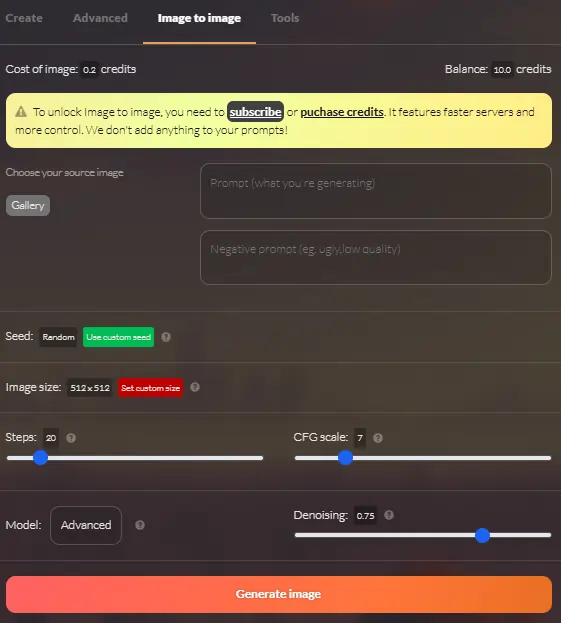 Nolim.ai Image to Image