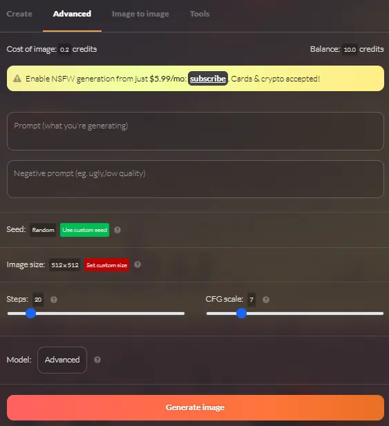 Nolim.ai Text to Image